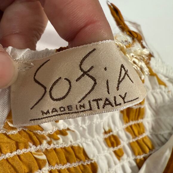 Sofia Made in Italy Arabella Italian Satin Strappy Midi Dress Made in Italy XS/S - Picture 4 of 11